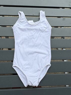 Dancina girls white leotard